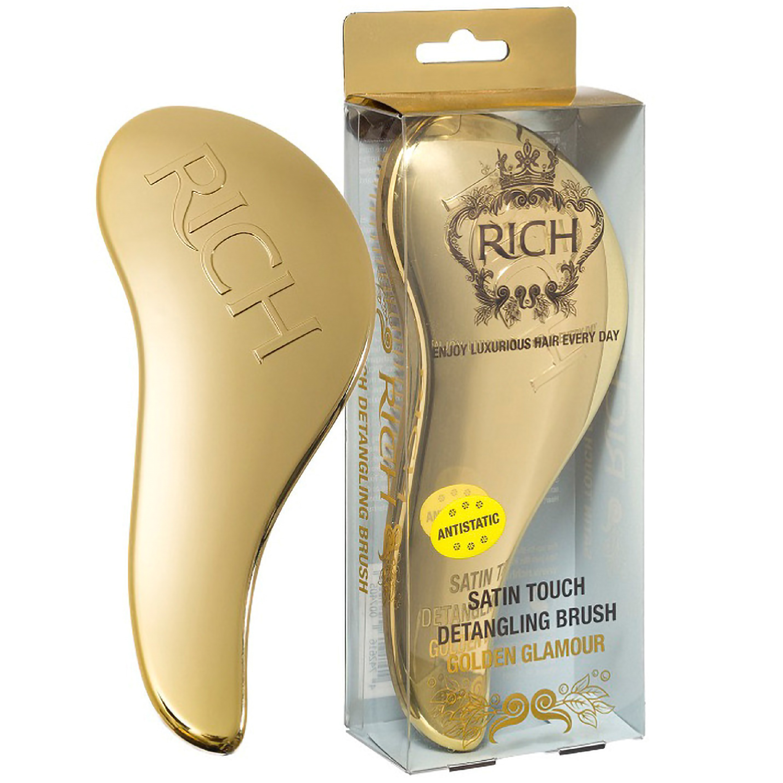 RICH SATIN TOUCH DETANGLING BRUSH GOLDEN METALLIC