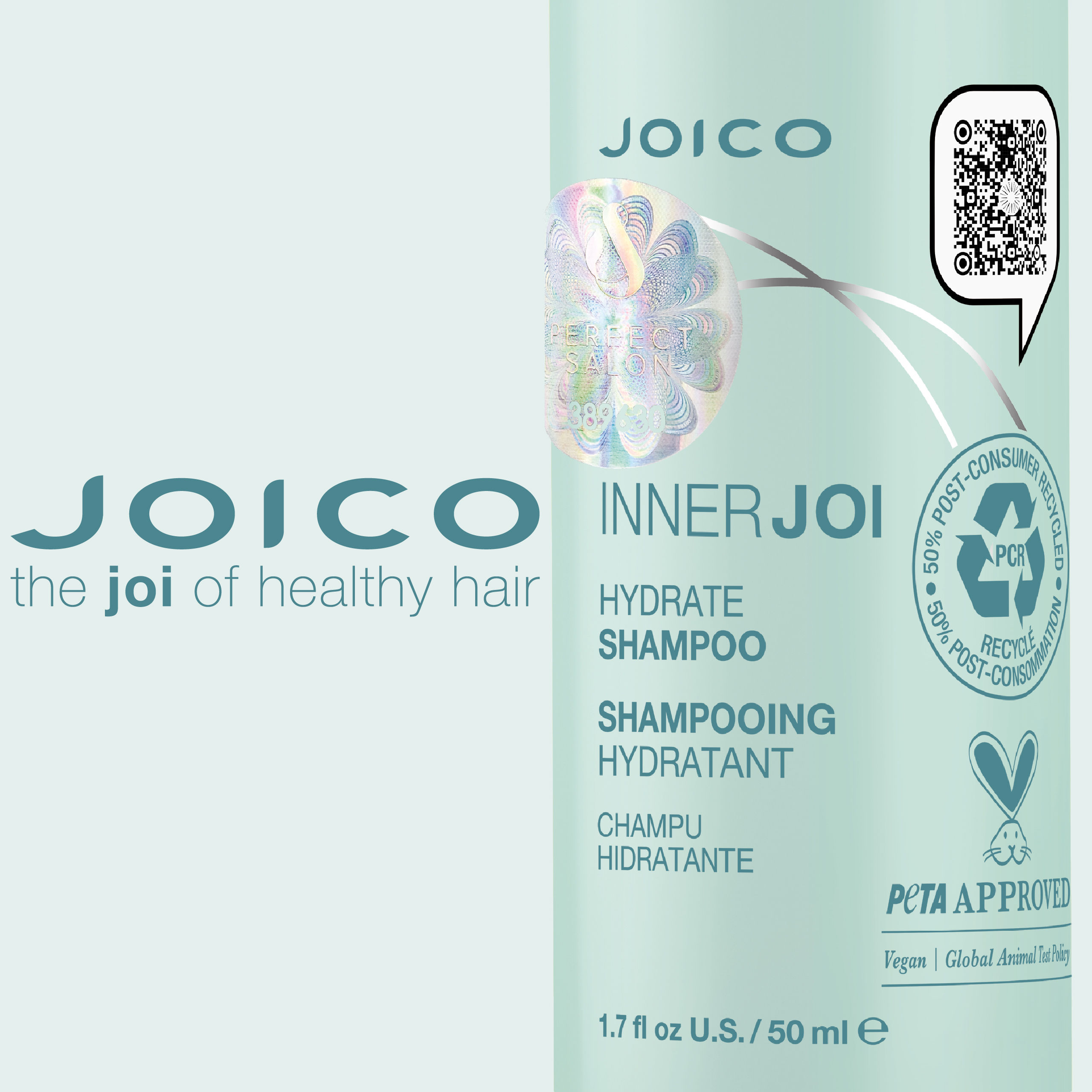 Szampon nawilżający JOICO InnerJoi Hydration Shampoo 50 ml - obrazek 8