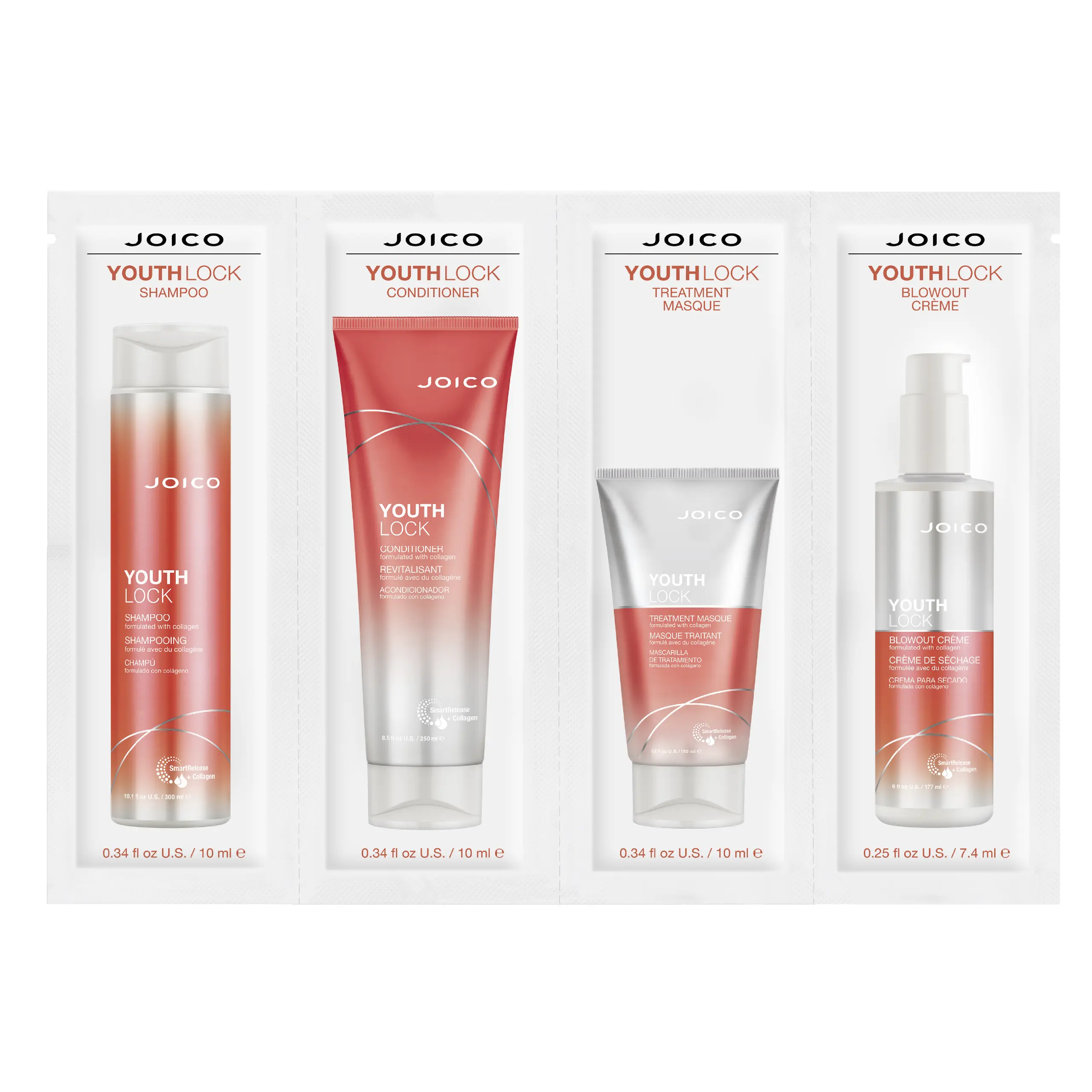 Zestaw próbek odmładzających JOICO Youth Lock - saszetki