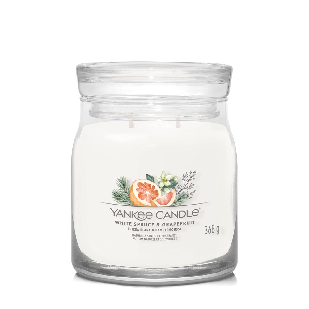 YANKEE CANDLE WHITE SPRUCE & GRAPEFRUIT 368G