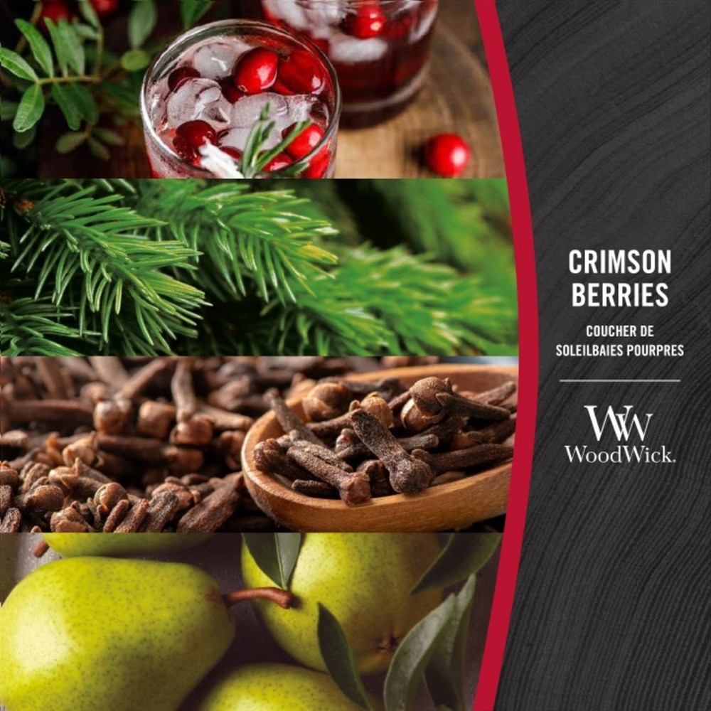 WOODWICK CRIMSON BERRIES 275G - obrazek 2
