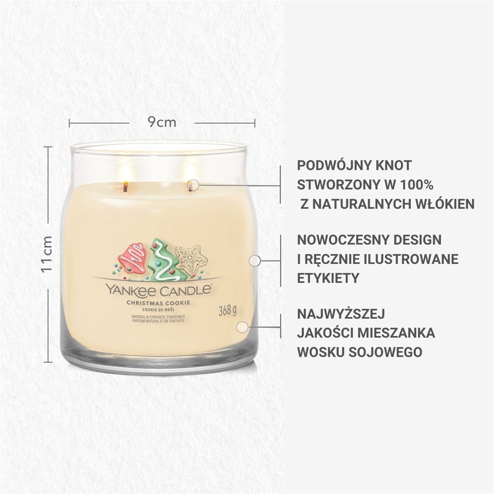 YANKEE CANDLE CHRISTMAS COOKIE™ 368G - obrazek 3
