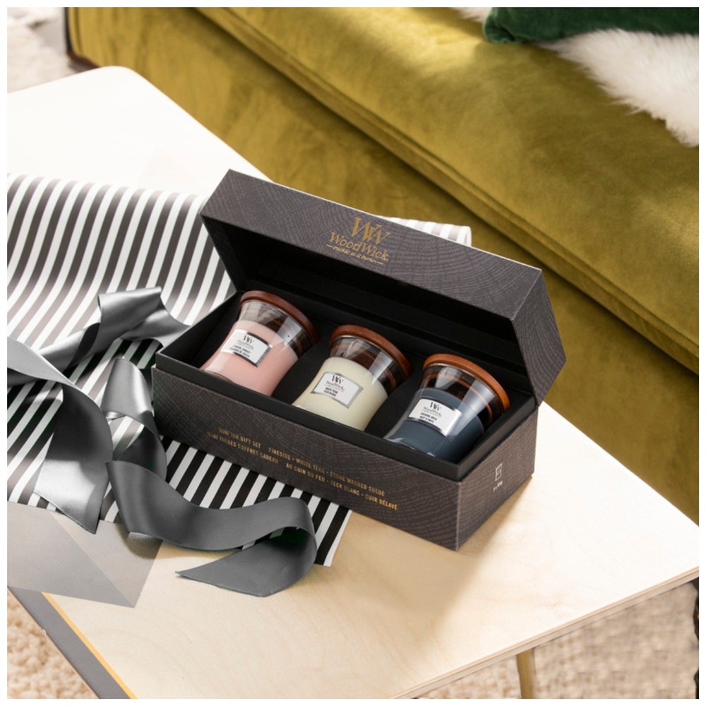 WOODWICK ZESTAW PREZENTOWY 3 X 85G (EVENING ONYX, SOLAR YLANG, COASTAL SUNSET) - obrazek 6