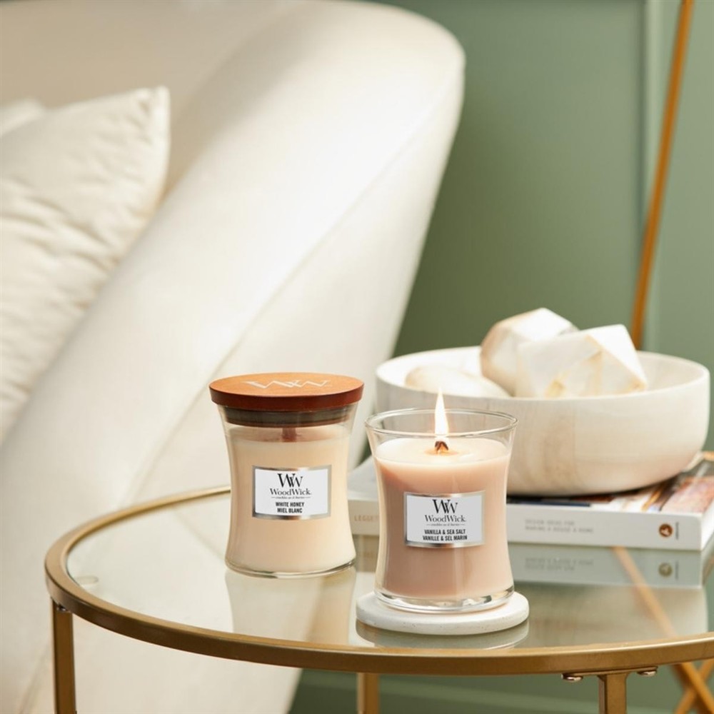 WOODWICK VANILLA & SEA SALT 275G - obrazek 6