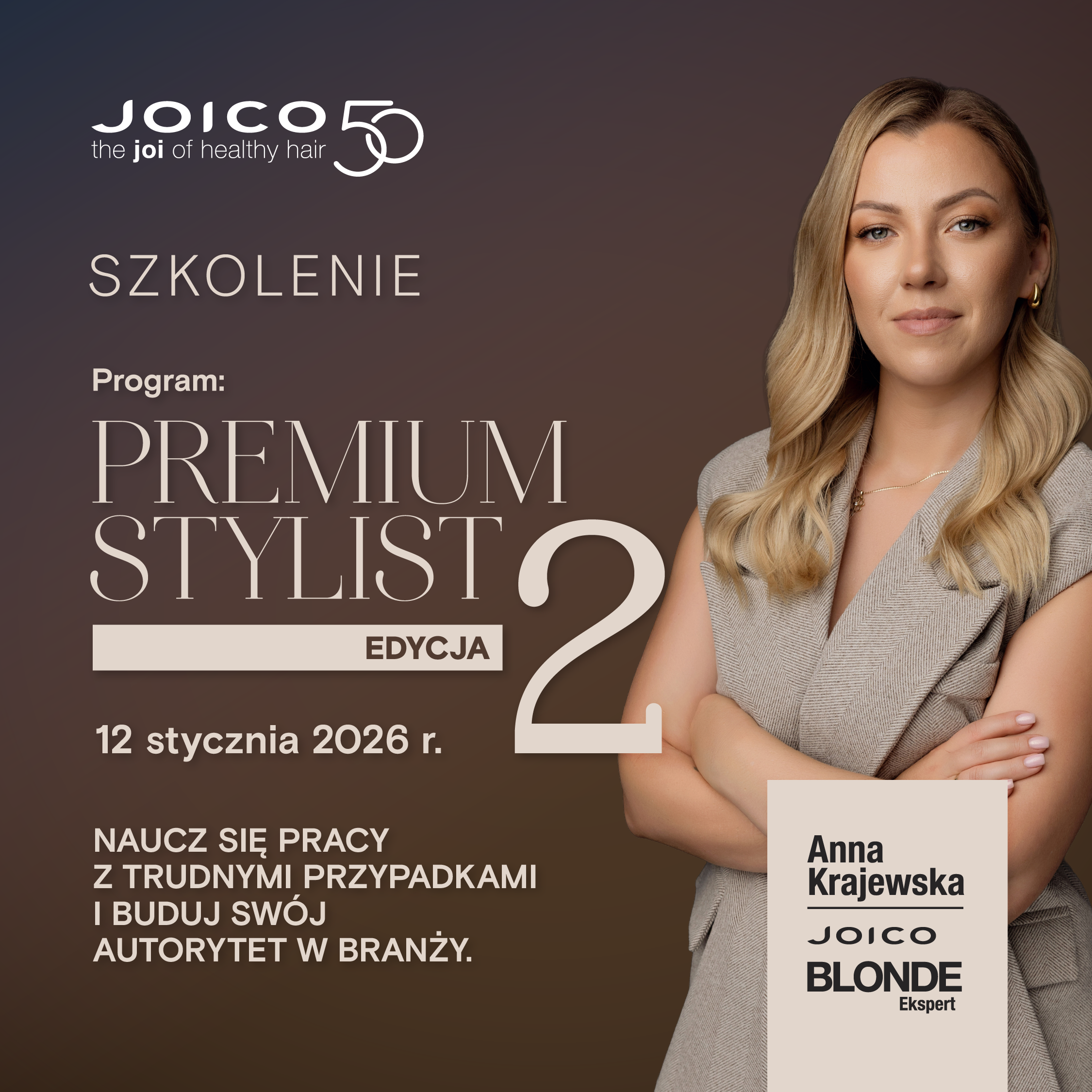 Program: PREMIUM STYLIST II - Kraków, 12 stycznia 2026 r.