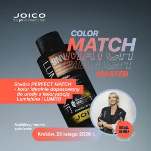 Szkolenie COLOR MATCH MASTER by JOICO - KRAKÓW, 23.02.2026 r.