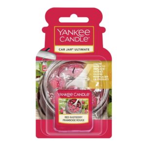 Yankee Candle Signature RED RASPBERRY CAR JAR ULTIMATE - zapach samochodowy 25g