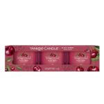 Yankee Candle Signature BLACK CHERRY 3 pak świec mini 3x37g
