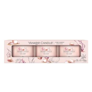 Yankee Candle Signature PINK SANDS 3 pak świec mini 3x37g