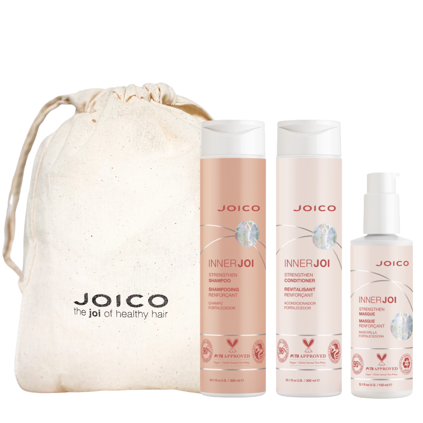 ZESTAW JOICO INNERJOI STRENGTHEN 300 ML + MASQUE + WORECZEK